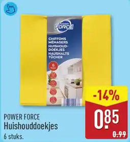 ALDI Power Force Huishouddoekjes aanbieding