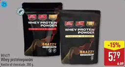 ALDI Brazzy Whey proteïnepoeder aanbieding