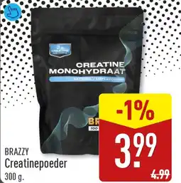 ALDI Brazzy Creatinepoeder aanbieding
