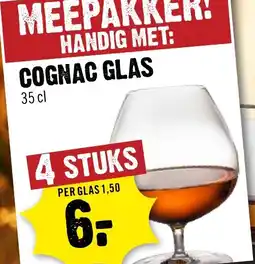 Dirck 3 Cognac glas aanbieding