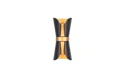 Wehkamp TRIO COAT - Wandlamp - Zwart-goud - excl. 2x GU10 4,9 W aanbieding