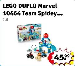 Kruidvat LEGO DUPLO Marvel 10464 Team Spidey Hoofdkwartier aanbieding