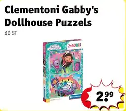 Kruidvat Clementoni Gabby's Dollhouse Puzzels aanbieding