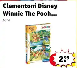 Kruidvat Clementoni Disney Winnie The Pooh Puzzels aanbieding