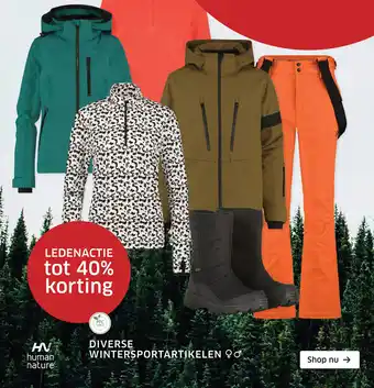 ANWB Diverse Wintersportartikelen aanbieding