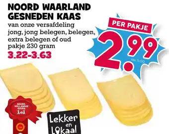 Boon`s Markt NOORD WAARLAND GESNEDEN KAAS aanbieding