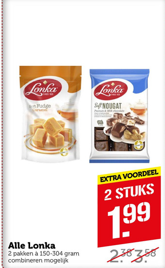 Coop Alle Lonka aanbieding