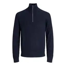 ANWB Jack & Jones Heren Pannel Trui Met Rits aanbieding