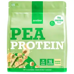 Holland & Barrett 2e product 50% korting | Purasana Vegan Erwten Proteïne Banaan - 400g aanbieding