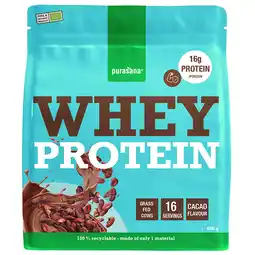 Holland & Barrett 2e product 50% korting | Purasana Whey Proteïne Cacao - 400g aanbieding