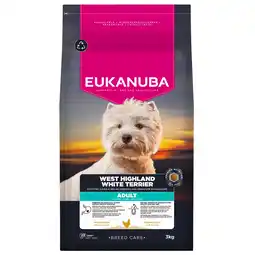 Zooplus 3kg West Highland White Terriër Eukanuba Breed Specific Hondenvoer aanbieding