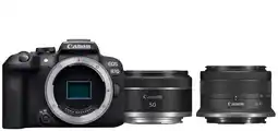 Coolblue Canon EOS R10 + RF 50mm f/1.8 STM + RF-S 18-45mm f/4.5-6.3 IS STM aanbieding