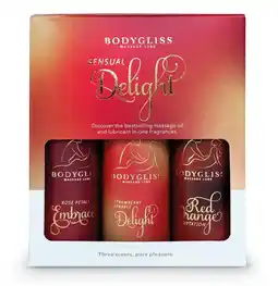 De Online Drogist Bodygliss Massage Lube Sensual Delight Giftset aanbieding