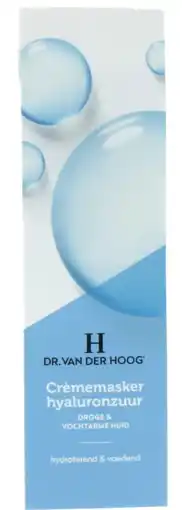 De Online Drogist Dr Van der Hoog Crème Masker Hyaluronzuur 10ML aanbieding