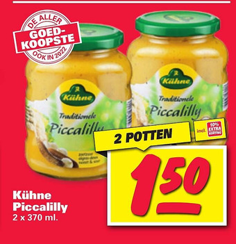 Nettorama Kühne Piccalilly aanbieding