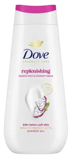 De Online Drogist Dove Replenishing Shower Gel 225ML aanbieding