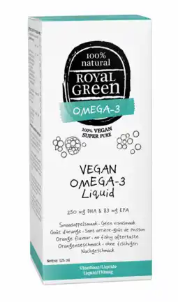 De Online Drogist Royal Green Omega 3 Liquid 125ML aanbieding