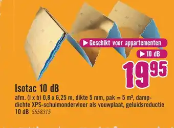 Hornbach Isotac 10 dB aanbieding