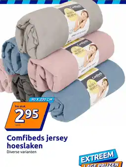 Action Comfibeds jersey hoeslaken aanbieding