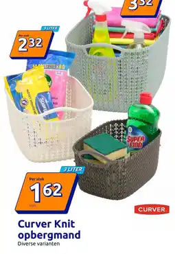 Action Curver Knit opbergmand aanbieding