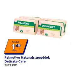 Action Palmolive Naturals zeepblok Delicate Care aanbieding