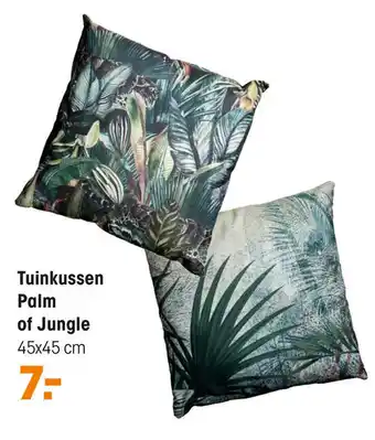 Kwantum Tuinkussen Palm of Jungle 45x45 cm aanbieding