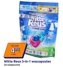 Action Witte Reus 3-in-1 wascapsules aanbieding
