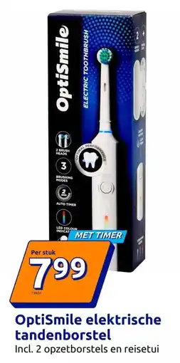 Action OptiSmile elektrische tandenborstel aanbieding