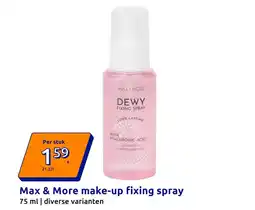 Action Max & More make-up fixing spray aanbieding