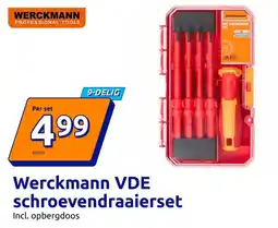 Action Werckmann VDE schroevendraaierset aanbieding