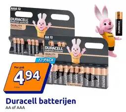 Action Duracell batterijen aanbieding