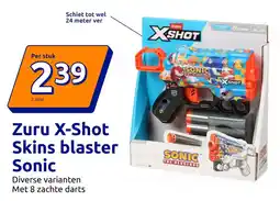Action Zuru X-Shot Skins blaster Sonic aanbieding