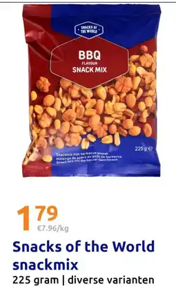 Action Snacks of the World snackmix aanbieding