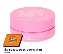 Action The Beauty Dept. oogmaskers aanbieding