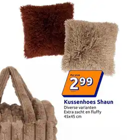 Action Kussenhoes Shaun aanbieding