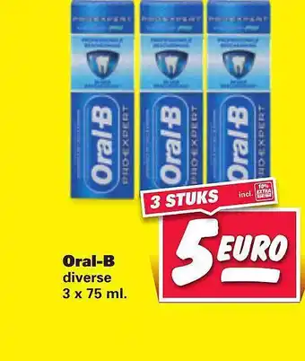 Nettorama Oral-B 75ml aanbieding