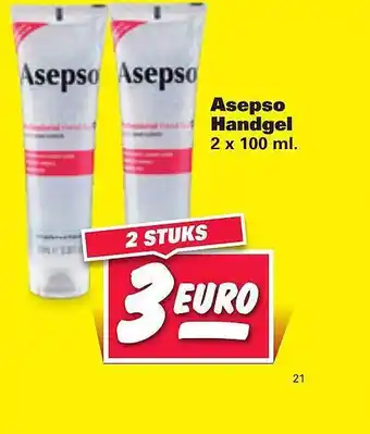 Nettorama Asepso Handgel 100ml aanbieding