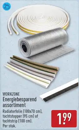 ALDI WORKZONE Energiebesparend assortiment aanbieding