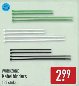 ALDI WORKZONE Kabelbinders aanbieding