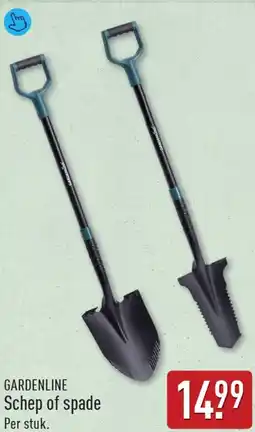ALDI GARDENLINE Schep of spade aanbieding