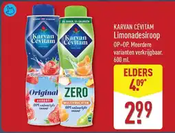 ALDI Karvan Cévítam Limonadesiroop aanbieding