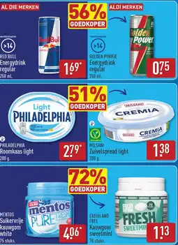 ALDI Red Bull Energydrink regular aanbieding