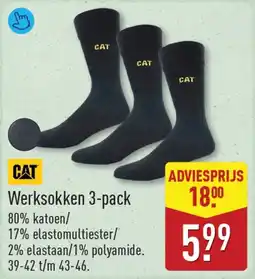 ALDI Cat Werksokken aanbieding
