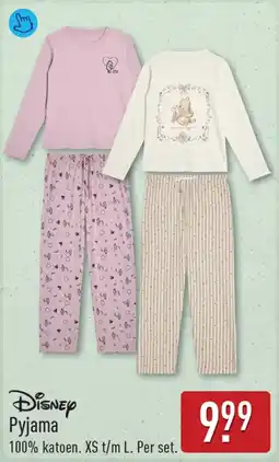 ALDI Disney Pyjama aanbieding