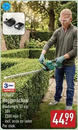 ALDI FERREX Heggenschaar aanbieding