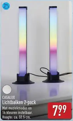 ALDI CASALUX Lichtbalken 2-pack aanbieding
