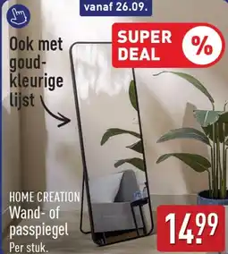 ALDI Home Creation Wand- of passpiegel aanbieding