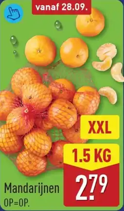 ALDI Mandarijnen XXL aanbieding