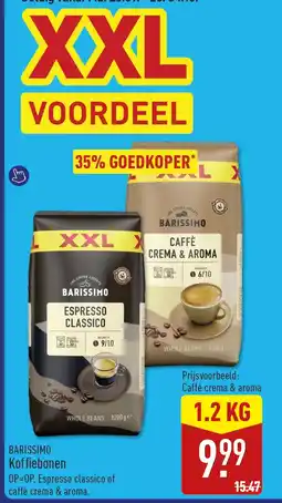 ALDI Barissimo Koffiebonen aanbieding