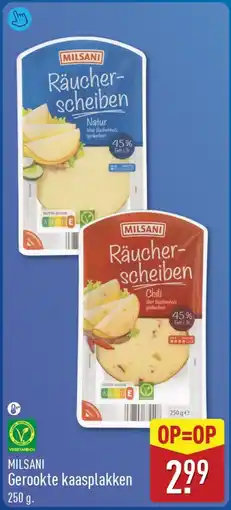 ALDI Milsani Gerookte Kaasplakken aanbieding